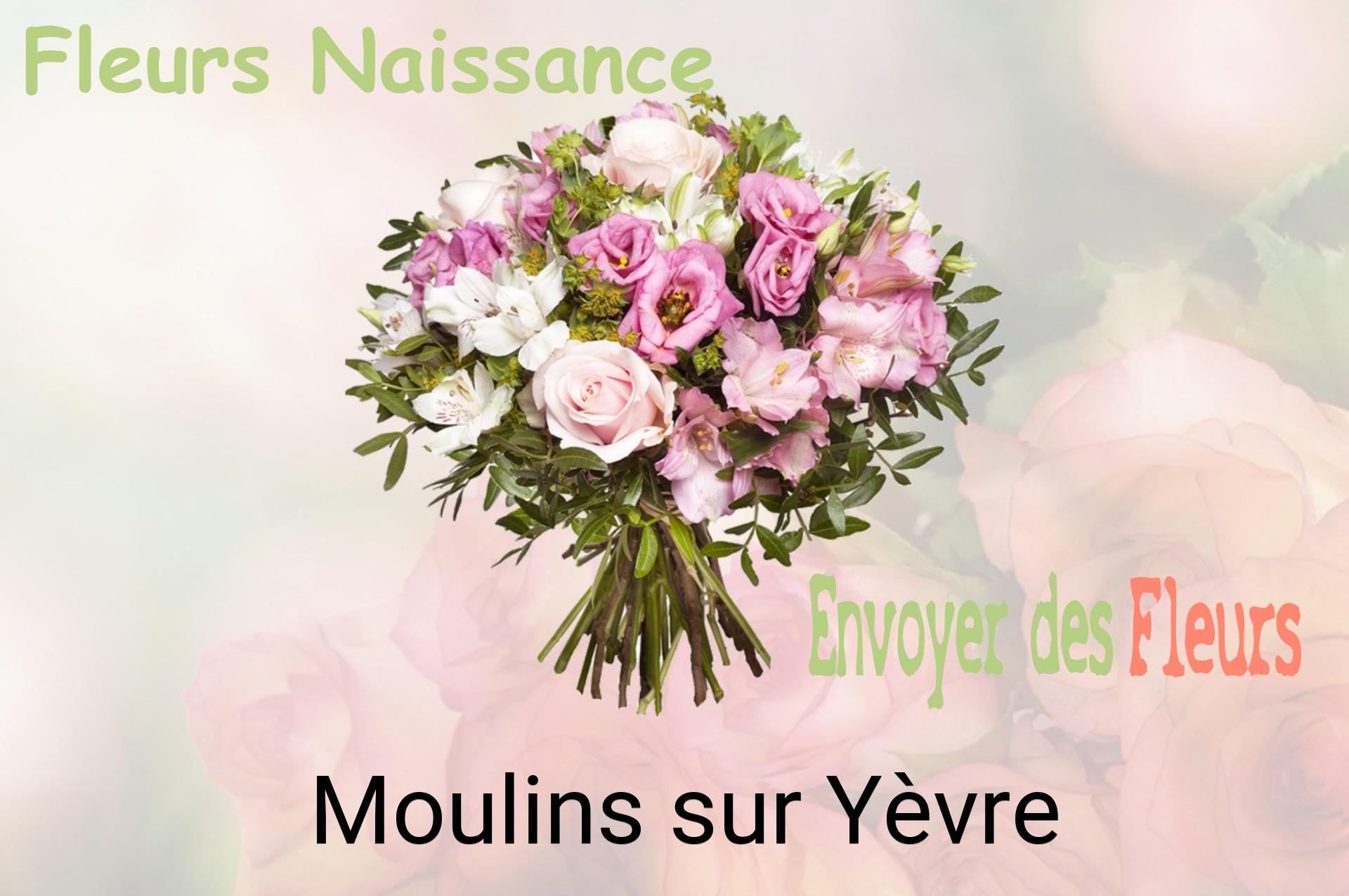 Bouquet de fleurs de naissance livré à Moulins-sur-Yèvre